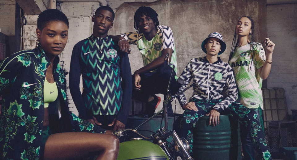 Nigeria's 2018 Nike Jersey Photoshoot